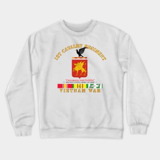 1st Cavalry Regiment - COA -Vietnam VN SVC Crewneck Sweatshirt